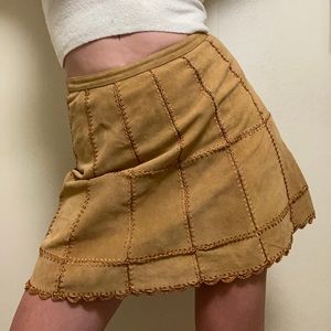 Free People size 2 suede skirt